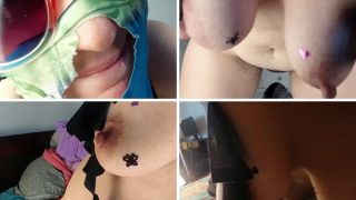 Caught Masturbating Sexy wife puts carrot in her pussy. Orgasm with carrot in pussy, big ass, big tits.-9