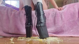 Pt 1 Anya Ivanovna - Domme Crushing Piggy Food-9