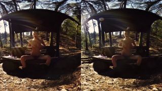 085  Eveline Neill Outdoor In Forest Masturbate With Dildo  3DVR180 SBS-3