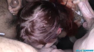 Sexy English MILF Sucks Cock And Enjoys A Bukkake With Stunning Alexxav.-6