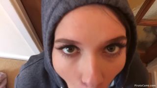 Girl Kinkycouple111 in CUSTOM Hoodie blowjob with massive facial on cumshot star blowjob sex-6