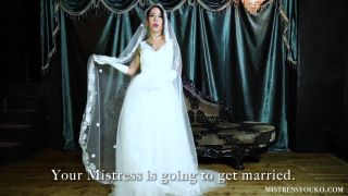 online porn clip 6 femdom in boots fetish porn | Mistress Youko — Wedding Dressed Mistress Controls you | joi-0