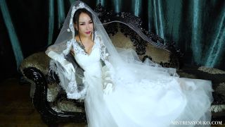 online porn clip 6 femdom in boots fetish porn | Mistress Youko — Wedding Dressed Mistress Controls you | joi-1