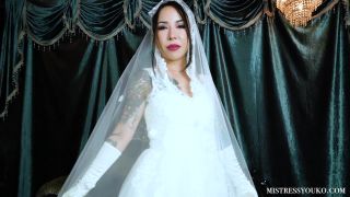 online porn clip 6 femdom in boots fetish porn | Mistress Youko — Wedding Dressed Mistress Controls you | joi-6