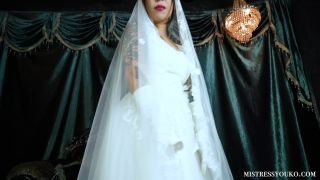 online porn clip 6 femdom in boots fetish porn | Mistress Youko — Wedding Dressed Mistress Controls you | joi-8