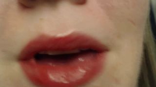 online xxx clip 40 Bright red findom mouth | teeth | femdom porn throat fetish-4