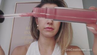 brianna femdom Video online CumCountdown – Goddess Nikki – Shiny Shiny Lip Gloss, goddess nikki on masturbation-1