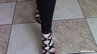porn video 29 Shiny s presents Melissa Flats Peep Toe Handjob on femdom porn femme fatale femdom-9