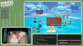 [GetFreeDays.com] PandaFemboy Plays Mario and Luigi Brothership Part 19 Porn Film May 2023-8