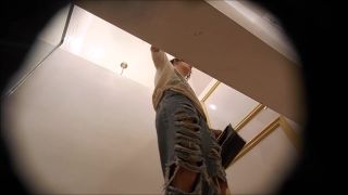 Spying on sexy feminist in fitting room-9