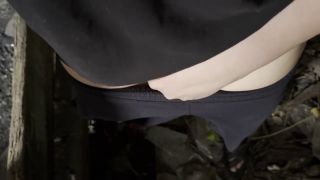 IkaSmokS - Dirty Female Masturbation in Public Place - IkaSmokS-1