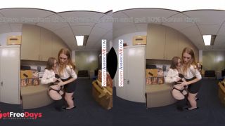 Company Christmas Afterparty Calls for a Foursome with Ashley Lane, Gracie Gr...-1
