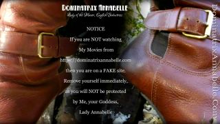 Dominatrix Annabelle - Brown Dirty Boots!!!!-9