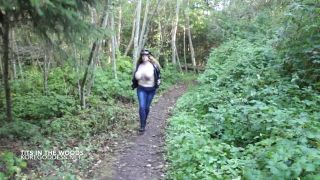 porn clip 45 Huge tits in a rope harness roams the woods on fetish porn diaper bdsm-9