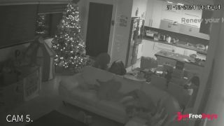 [Sleeping.Porn] Christmas tape - sexy babe chilling on the sofa after dinner-1