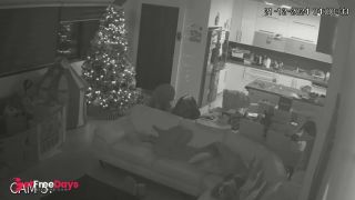 [Sleeping.Porn] Christmas tape - sexy babe chilling on the sofa after dinner-9