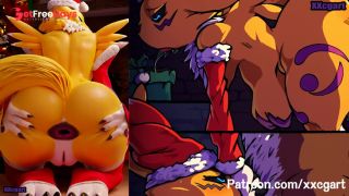 [GetFreeDays.com] DigiMon Hentai -   Renamon Super Big Tits Merry Christmas SEX Adult Leak March 2023-3