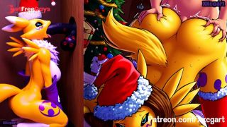 [GetFreeDays.com] DigiMon Hentai -   Renamon Super Big Tits Merry Christmas SEX Adult Leak March 2023-4