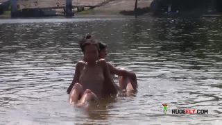 I meet with this couple from time to time at a local nudist  beach.-7