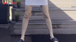 [GetFreeDays.com] outdoor stretching in white dress Porn Film December 2022-1