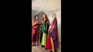 Angel Wicky Me valentina nappy and zazie sky as naughty witches in hocus pocus parody-6