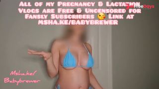 [GetFreeDays.com] Sexy MILF Pregnancy and Lactation Vlog - One of MANY Weekly Video Updates with Titty Milk on Fansly Porn Leak May 2023-3