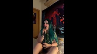Nymeria Malfoy - Nymeria Malfoy’s pussy and throat get destroyed by XXL snake dildo!-1