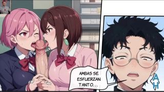 Threesome Ayase and Aira want to fill their pussies with Okaruns thick semen - Dandadan-2