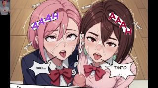 Threesome Ayase and Aira want to fill their pussies with Okaruns thick semen - Dandadan-3