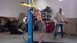 645SpankingServer[Faphouse] - Corasexy Blonde Inked Beauty Gets Bare Back Whip In The Mechanic Shop - 0613-6