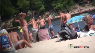 Blowjobs  and sex on a naturist strand 3 Nudism-1