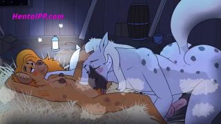 Anal Horse Breaking  Where the Stallions Resistance is Met with Unrelenting Pressure Until He Yields-7