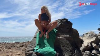 Gave a Blowjob and Fucked a Nudist on the Beach-3