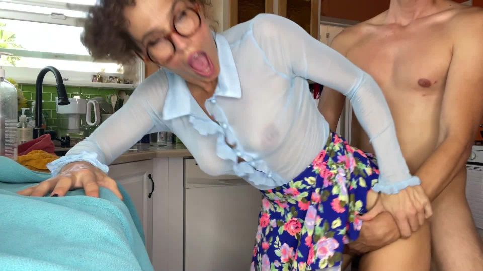 online clip 4 lesbian fetish VibeWithMommy – ROUGH KITCHEN ANAL WITH TEACHER HD 1080p, fetish on fetish porn