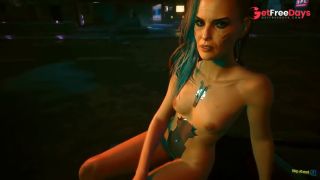 [GetFreeDays.com] Cyberpunk 2077 Rogue - Blistering Love Sex Scenes Game Play Porn Clip October 2022-1