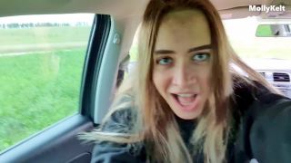 MollyKelt - Unexpected sex in the car on the way to college-6