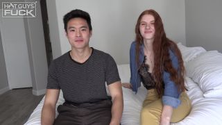 Ripped Jock Charlie Tran Fucks Red Head Beauty Jane Rogers Asian!-0