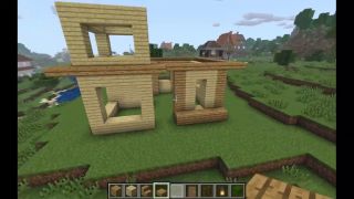 How To How to build a Modern Wood House in Minecraft-4