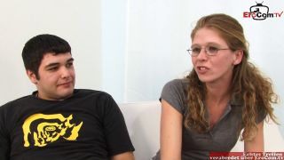 Skinny Wife With Glasses Fucks A BBC Infront Of The Cuckold.-2