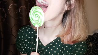 AlifieKush - Skinny Teen Licks Lolipop and Gummybears Vore  - blowjob - amateur porn amateur teen sister-3