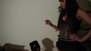 Goddess Milana - Gagged Ashtray on smoking lexi sindel femdom-7