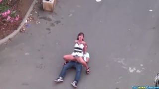 Wild sex in the street-1