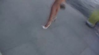 Striptease Russian Girls Fool Around In Public-3