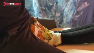 [GetFreeDays.com] Giving sockjob and he cums on my socks Adult Clip April 2023-0