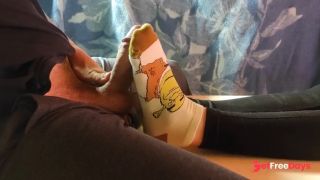 [GetFreeDays.com] Giving sockjob and he cums on my socks Adult Clip April 2023-4