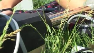 Hot Blond Lesbians Masturbating Outdoors Femdom!-1