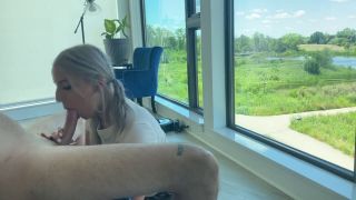 Making My Boyfriend Cum In My Mouth Public View 1080p-4