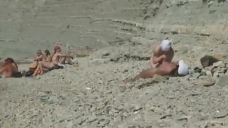 Horny people on the beach having fun  720-2