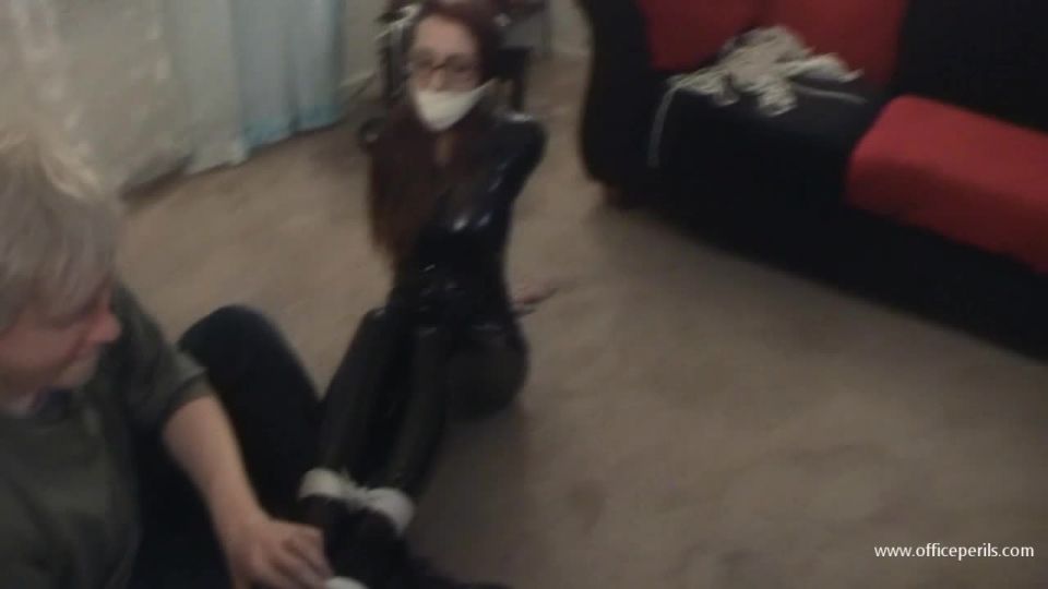 free adult clip 14 Shiny Catsuit Hogtie on bdsm porn bdsm sex 2019