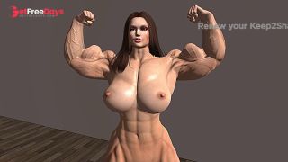 [GetFreeDays.com] Female Bodybuilder posing Nude  Second Life Adult Clip February 2023-6